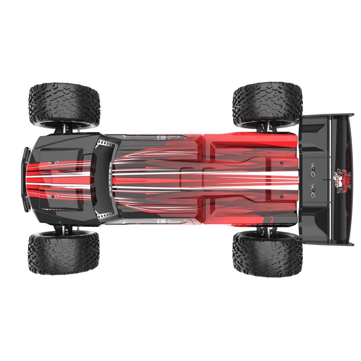 Redcat Shredder 1/6 Scale Brushless Electric Remote Control Monster Truck, Red