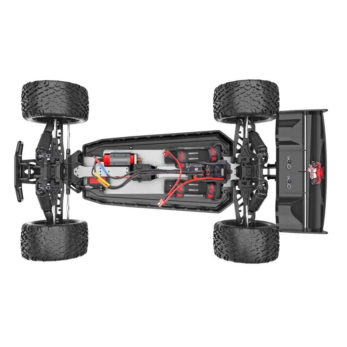 Redcat Shredder 1/6 Scale Brushless Electric Remote Control Monster Truck, Red