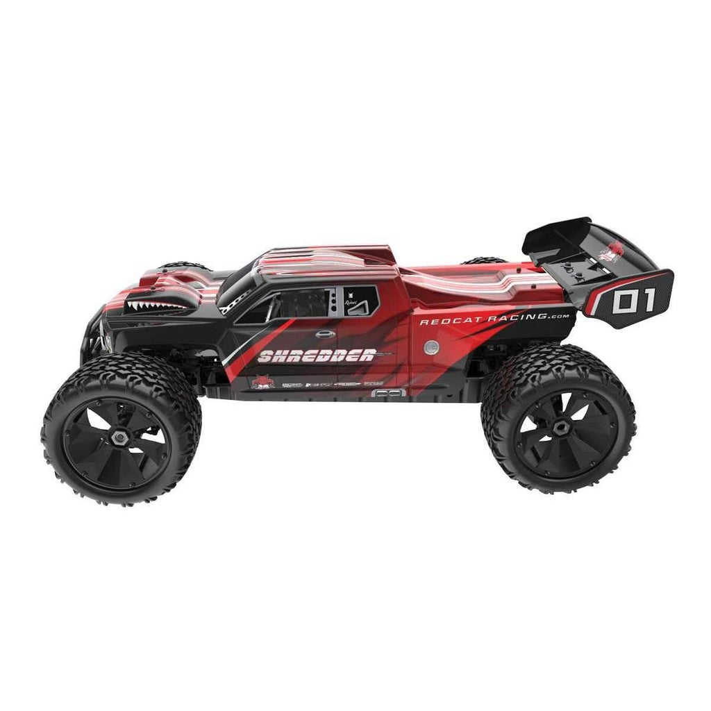 Redcat Shredder 1/6 Scale Brushless Electric Remote Control Monster Truck, Red