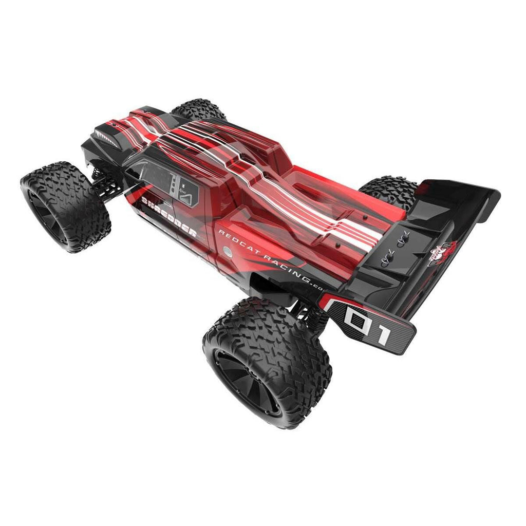 Redcat Shredder 1/6 Scale Brushless Electric Remote Control Monster Truck, Red
