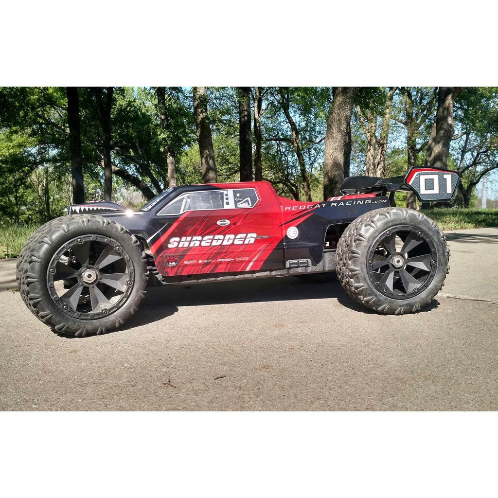 Redcat Shredder 1/6 Scale Brushless Electric Remote Control Monster Truck, Red