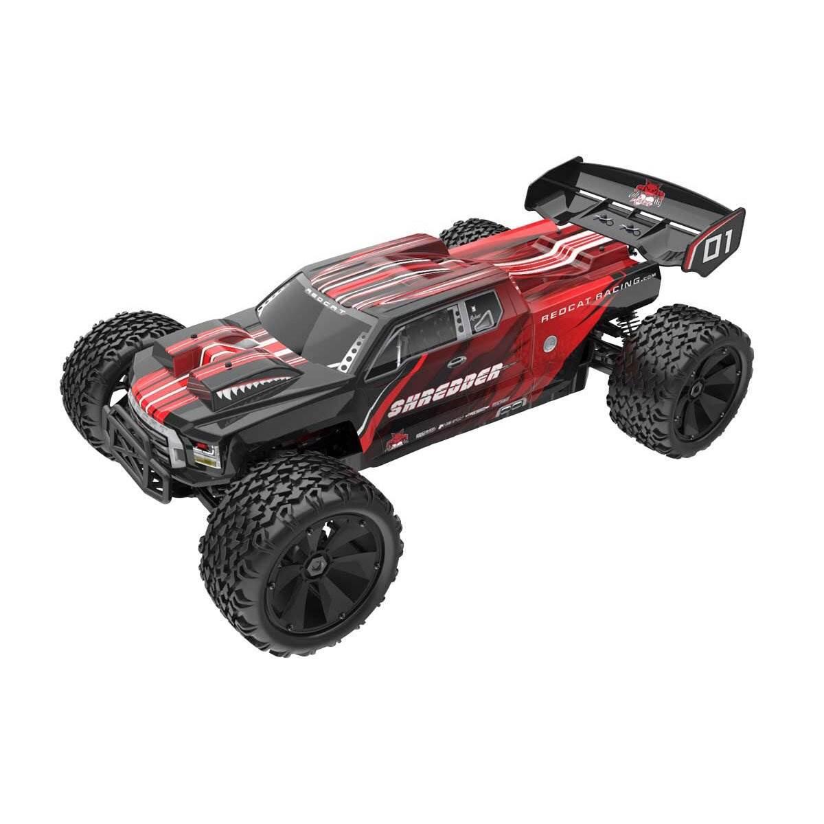 Redcat Shredder 1/6 Scale Brushless Electric Remote Control Monster Truck, Red