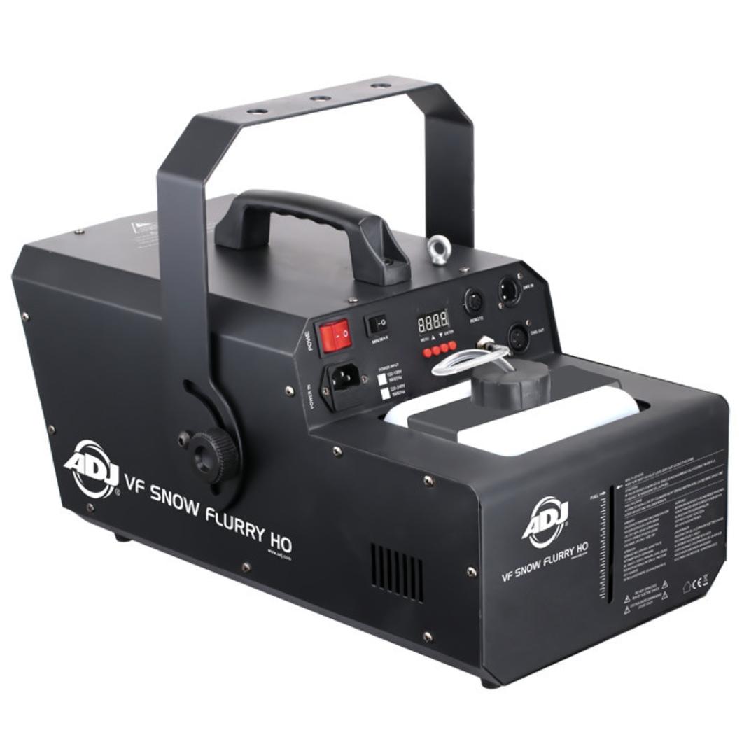 ADJ VF Snow Flurry HO 1250 Watt Snow Machine with 2.3 Liter Snow Fluid Tank