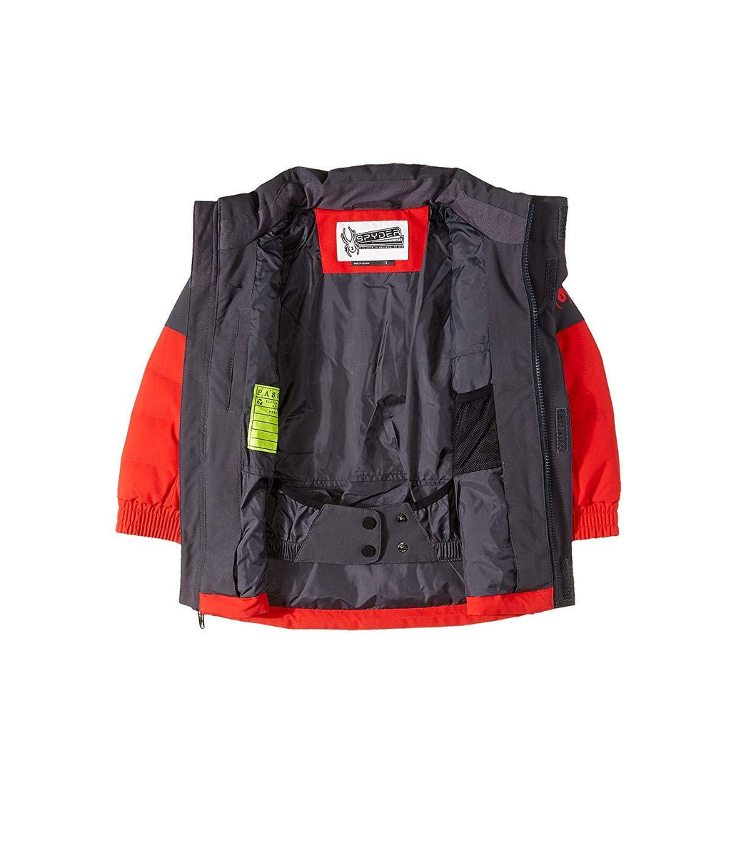 Spyder Kids Mini Trick Synthetic Down Jacket (Toddler/Little Kids) Volcano