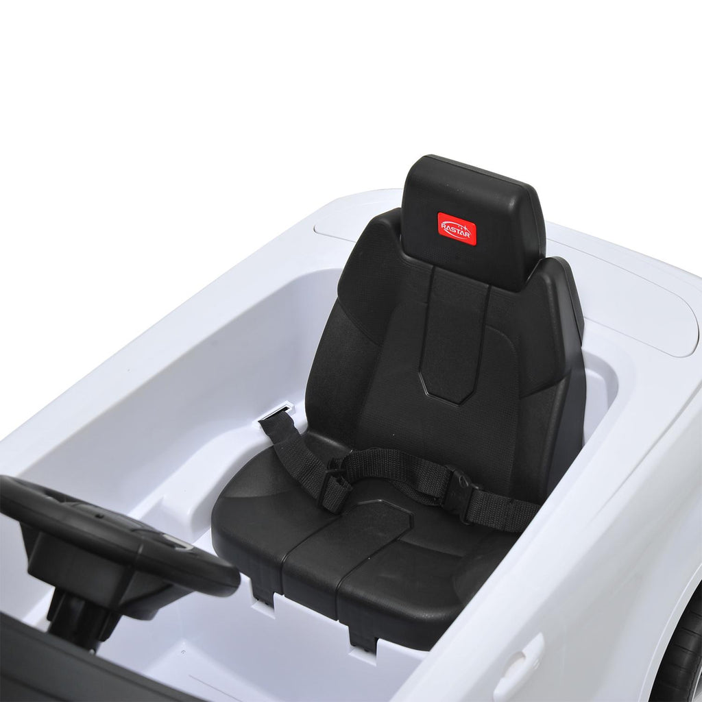 Land Rover 12 volt Ride on power battery car for kids Remote control LED ligths MP3 Engine Sounds  - White