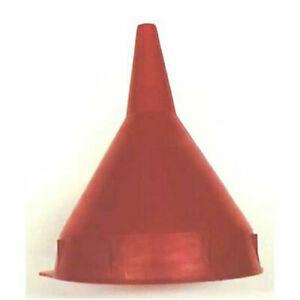 Funnel 32091 Red Safety Polyethylene 1 Pint Funnel w/ 50 Micron Filter