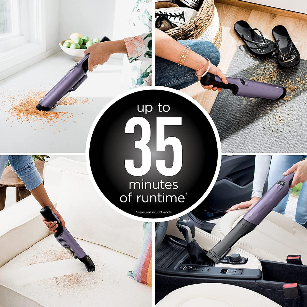 Shark WV401PK WANDVAC POWER PET Cordless Hand Vacuum, Ultra-Lightweight and Portable with Powerful Suction and Tools for Pets, Designed for Car and Home, Purple