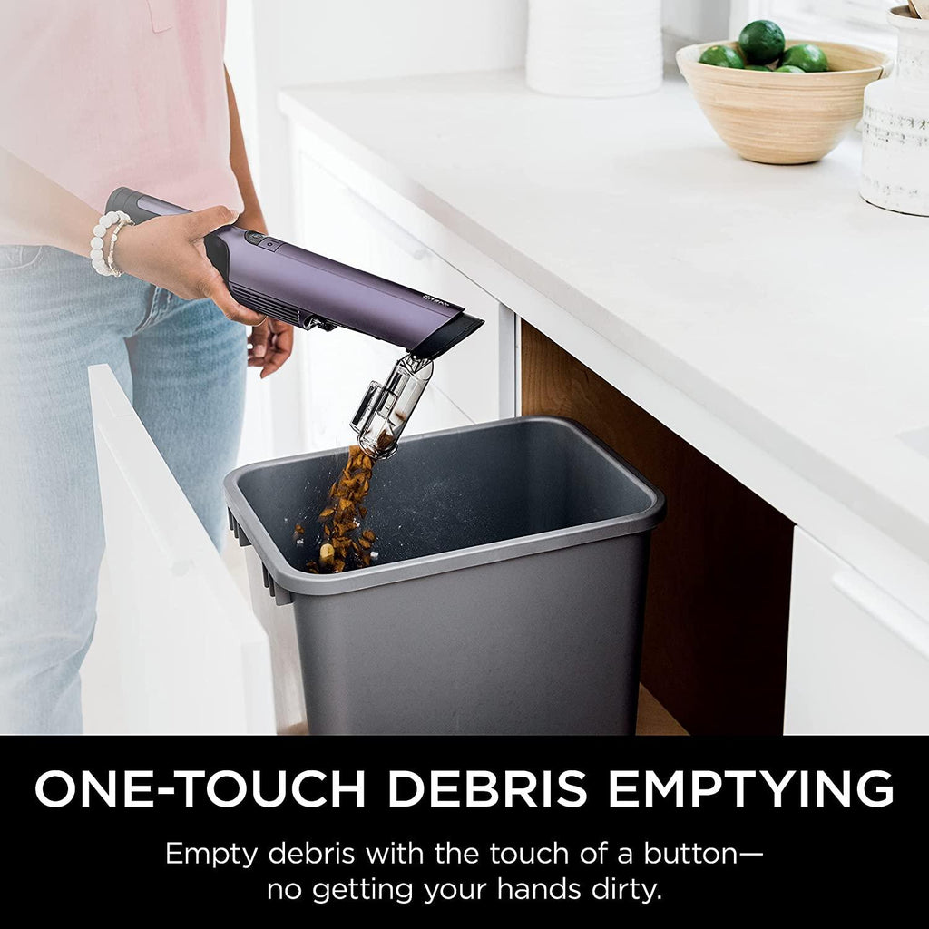 Shark WV401PK WANDVAC POWER PET Cordless Hand Vacuum, Ultra-Lightweight and Portable with Powerful Suction and Tools for Pets, Designed for Car and Home, Purple