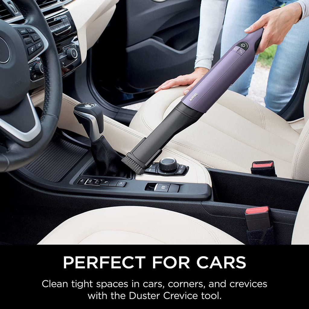 Shark WV401PK WANDVAC POWER PET Cordless Hand Vacuum, Ultra-Lightweight and Portable with Powerful Suction and Tools for Pets, Designed for Car and Home, Purple