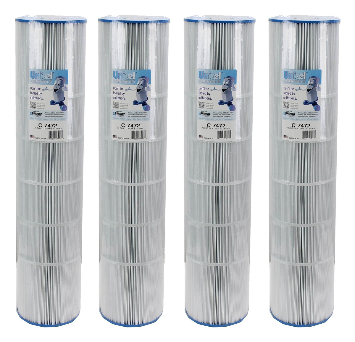 unicel c-7472 pac fab/waterway swimming pool filter cartridge (4 pack)