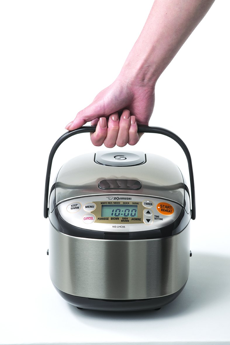NS-LHC05 Micom Rice Cooker & Warmer,  Dark Brown, 3 Cups Uncooked