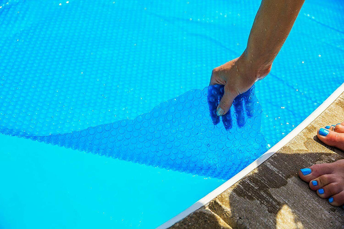 rectangular solar cover series heat retaining blanket for inground swimming pool