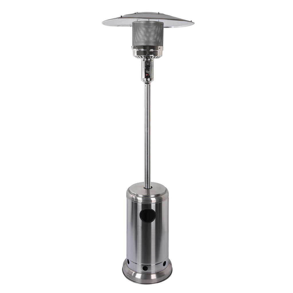 METERK Outdoor Freestanding Powder Coated Propane Iron Floor Standing 47000BUT Standing Patio Iron