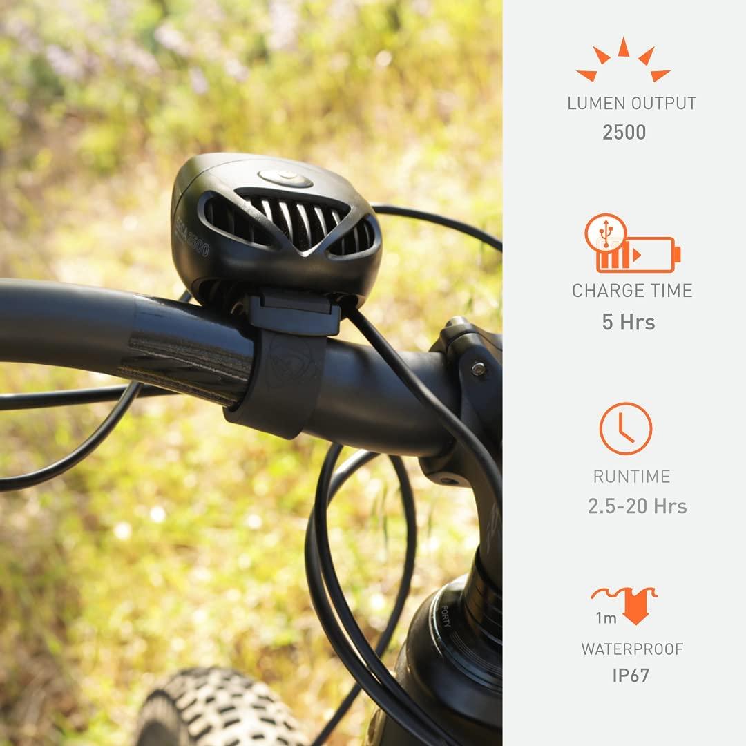 Light & Motion Seca 2500 Enduro Bike Light , Black