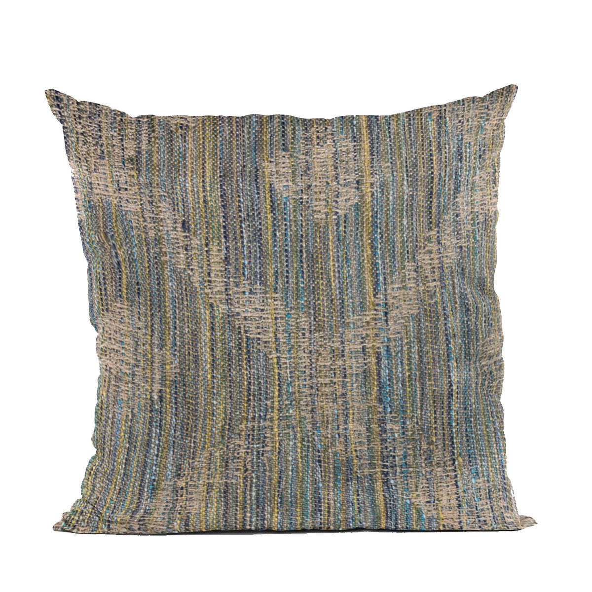 Plutus Blue Diamond Jacquard Luxury Throw Pillow-Size:20" x 30"