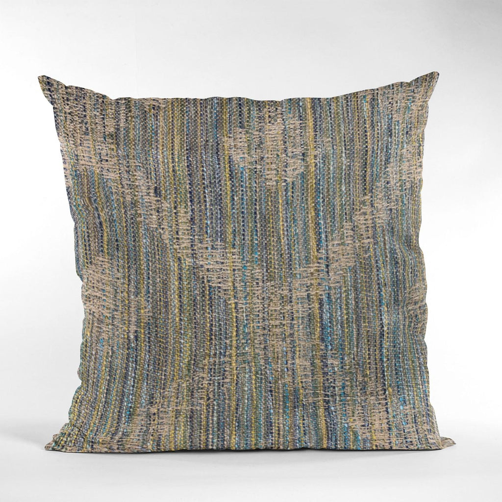 Plutus Blue Diamond Jacquard Luxury Throw Pillow-Size:20" x 30"