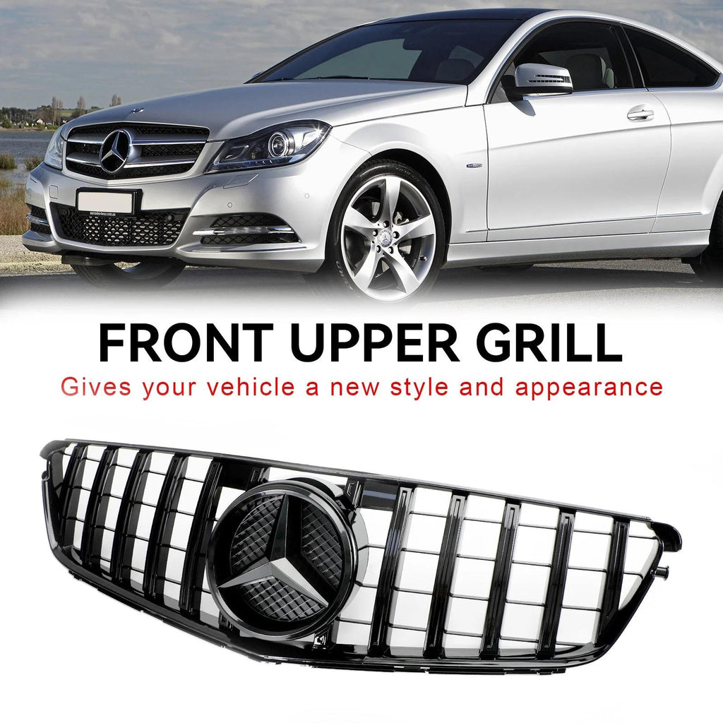 08-14 Benz W204 C-Class C300 C350 GTR Style Front Bumper Grille Grill  Generic