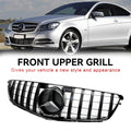 08-14 Benz W204 C-Class C300 C350 GTR Style Front Bumper Grille Grill  Generic