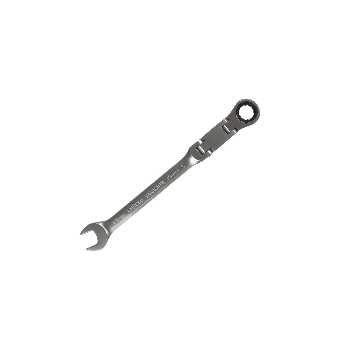 180° Flexible Head Ratchet Wrench Deep Offset 8-19mm Combination Dual-purpose Ratchet Tool Repair Ratchet Combination Set Car Hand Tools