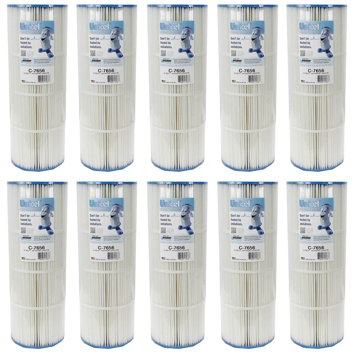 unicel cx500re star clear replacement swimming pool filter c7656 (10 pack)