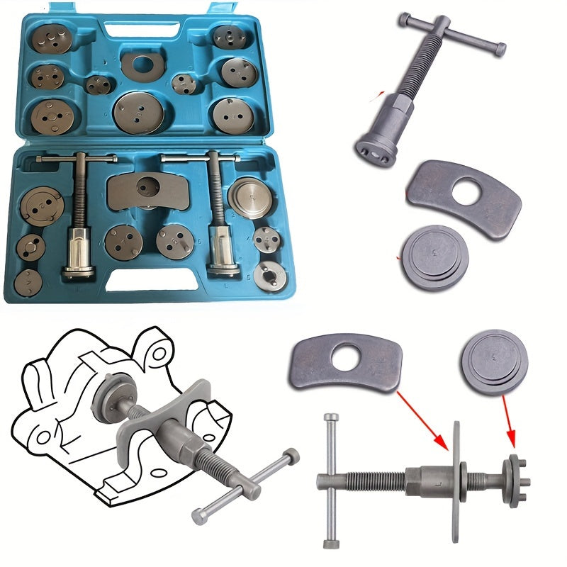 22-piece set brake sub-pump return top back brake pad disassembly and replacement special maintenance disassembly adjustmen