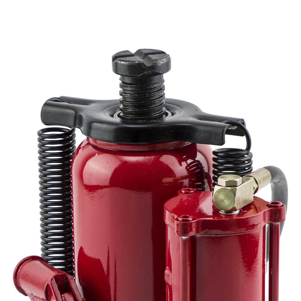 20 Ton Air Hydraulic Bottle Jack Automotive Lift Tools for Heavy Duty Truck Red