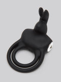 Happy Rabbit Stimulating Rechargeable Rabbit Cock Ring, Black
