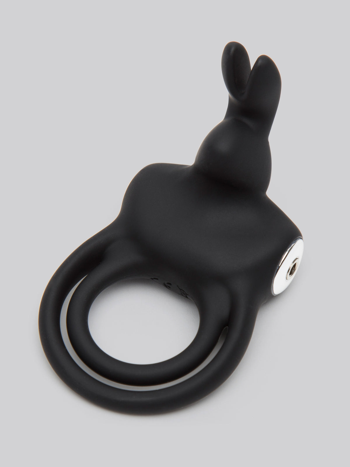 Happy Rabbit Stimulating Rechargeable Rabbit Cock Ring, Black