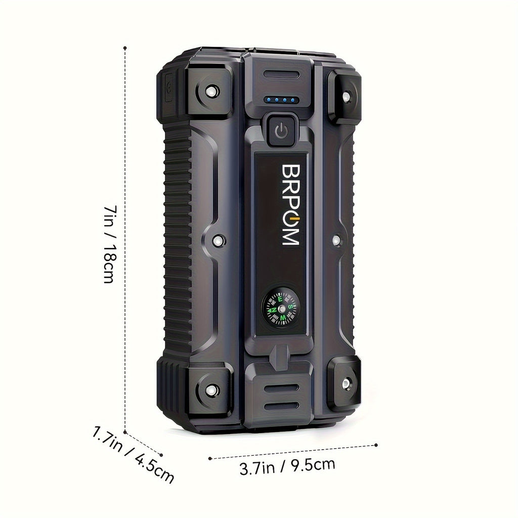 Car Jump Starter, 4000A Peak (Up To All Gas Or 2.64gal Diesel Engine, 50 Times) 12V Auto Booster Battery With  Charger Smart Jump Cables