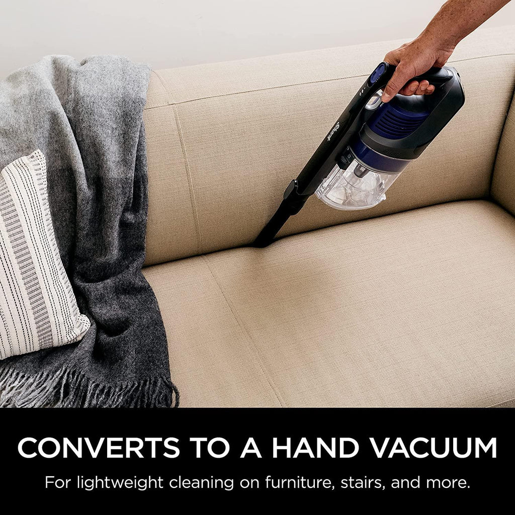Shark IX141 Pet Cordless Stick Vacuum with XL Dust Cup, LED Headlights, Removable Handheld, Crevice Tool &amp; Pet Multi-Tool, 40min Runtime, Grey/Iris