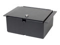 Gamber-Johnson LocShort Interior Pocket - Mounting component (accessory box with hinged lid and lock) - heavy gausteel - black - car console