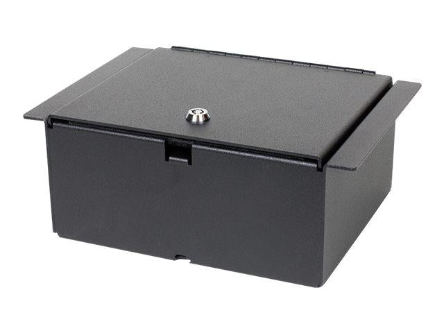 Gamber-Johnson LocShort Interior Pocket - Mounting component (accessory box with hinged lid and lock) - heavy gausteel - black - car console