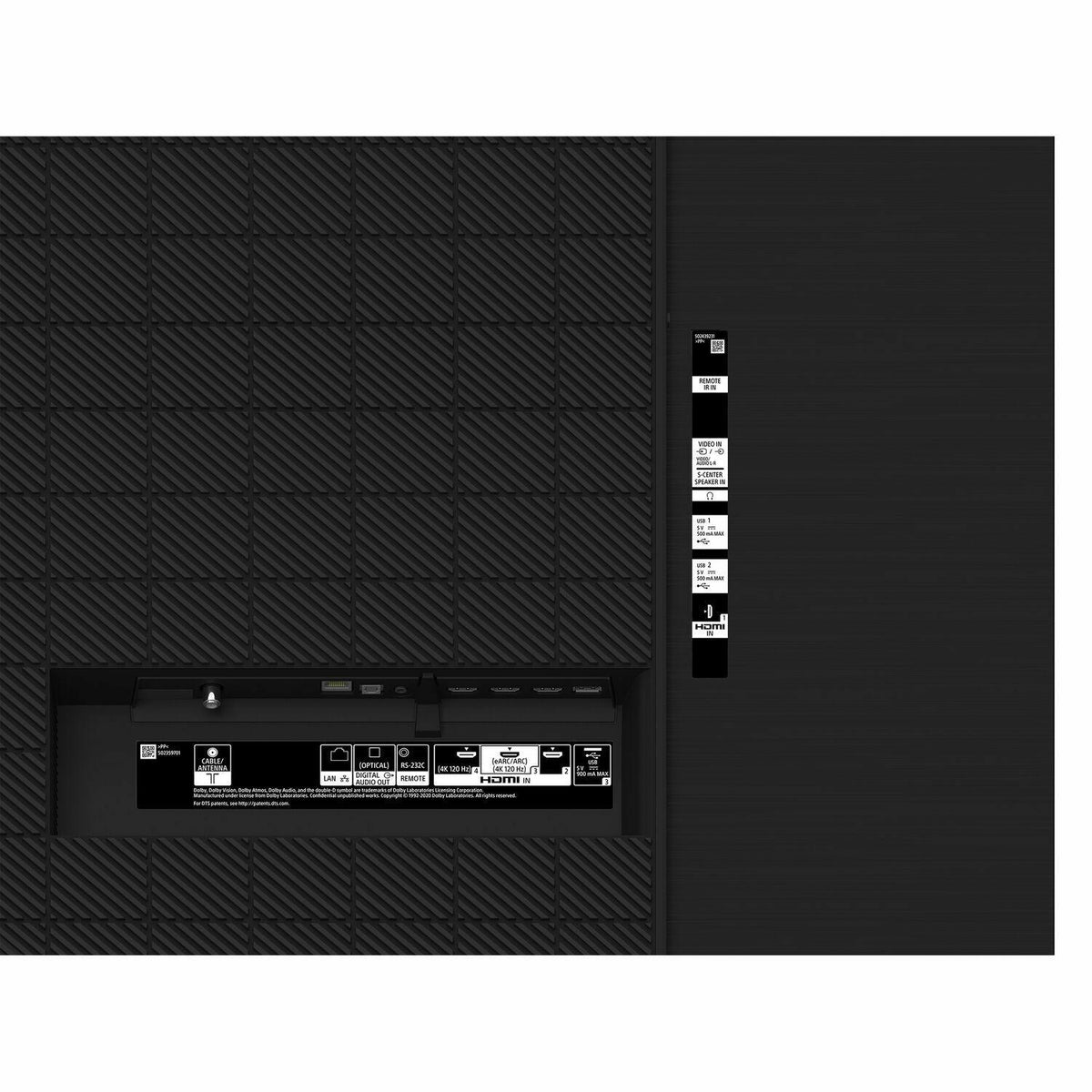 sony bravia xr a80j 65" 4k uhd hdr android smart oled tv - 2021 model *xr65a80j