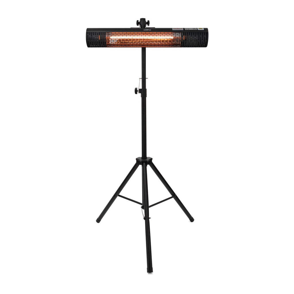 Lifestyle by Focus Infrared Electric Cold Space Heater (Black) with Tripod Stand
