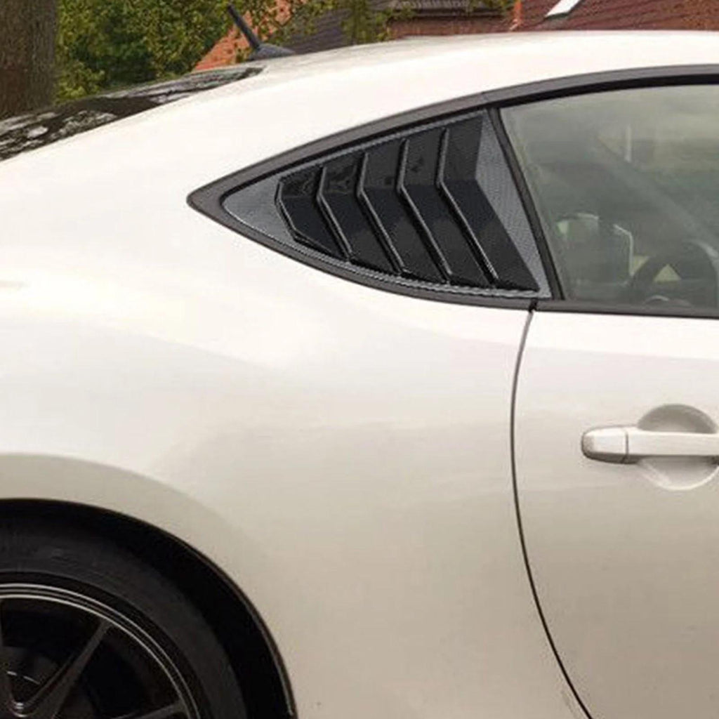 Side Window Louver Carbon For 2013-2023 Scion FRS BRZ Toyota 86 GT86 AE86 Generic