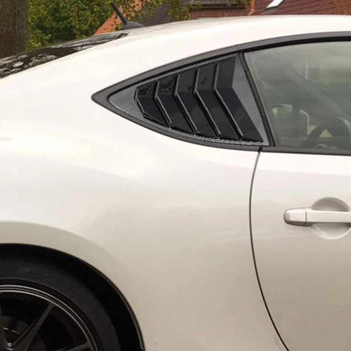 Side Window Louver Carbon For 2013-2023 Scion FRS BRZ Toyota 86 GT86 AE86 Generic