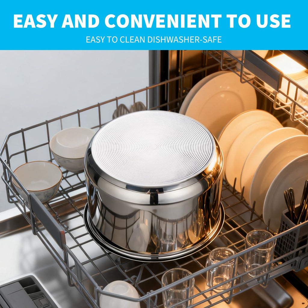 Rice Cooker 10 Cup Inner Pot Compatible with  JBV-A18U Only | Non-Stick 304  Steel,Rice Cooker Rplacement Pot,Dishwasher Safe