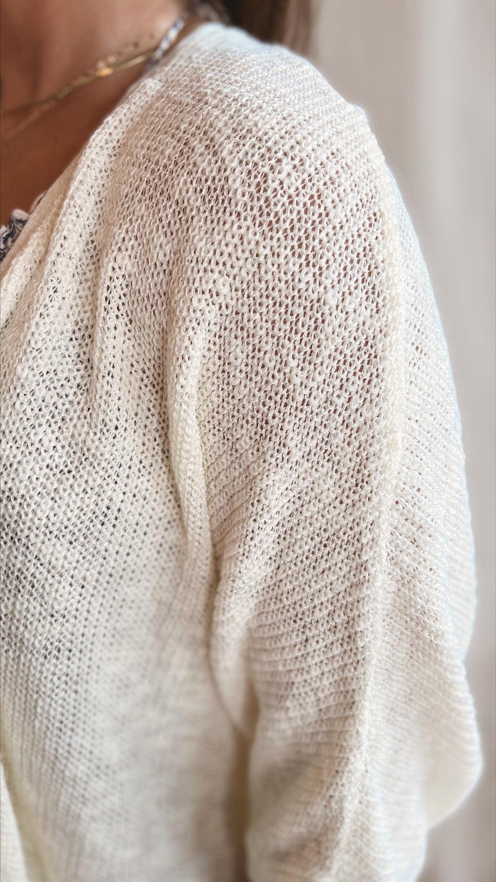 The Soft Serve Cardigan