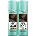 L'Oreal Paris Root Cover Up Temporary Gray Concealer Spray Dark Brown 2 Oz (Pack of 2) (Packaging May Vary)