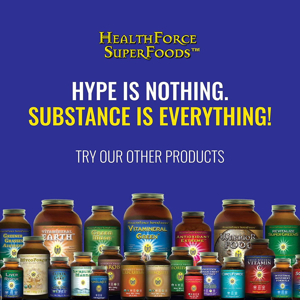 HealthForce SuperFoods Vitamineral Green - 500 Grams - Pack of 3 - All-Natural Green Superfood Complex with Vitamins, Minerals, Amino Acids & Protein - Organic, Vegan, Gluten Free - 150 Total Servings
