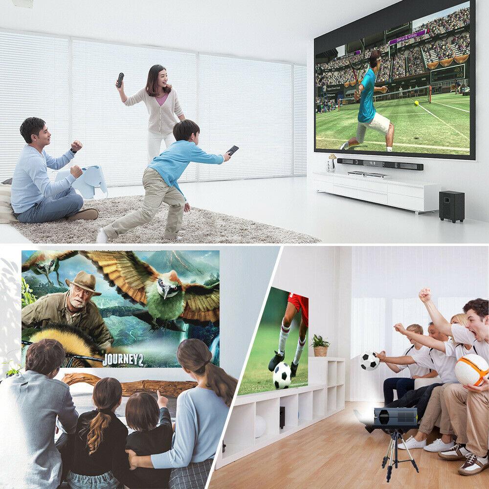 eug smart android projector 1080p home theater proyector bt netflix hdmi usb tv