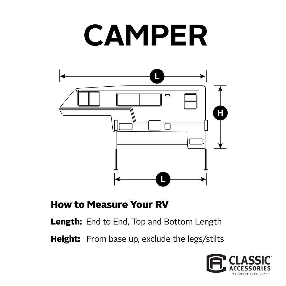 PolyPro3 8 ft. x 10 ft. Deluxe Camper Cover