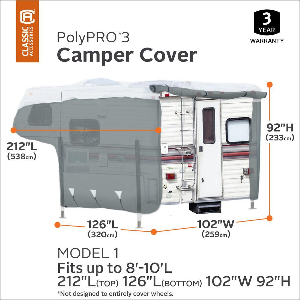 PolyPro3 8 ft. x 10 ft. Deluxe Camper Cover