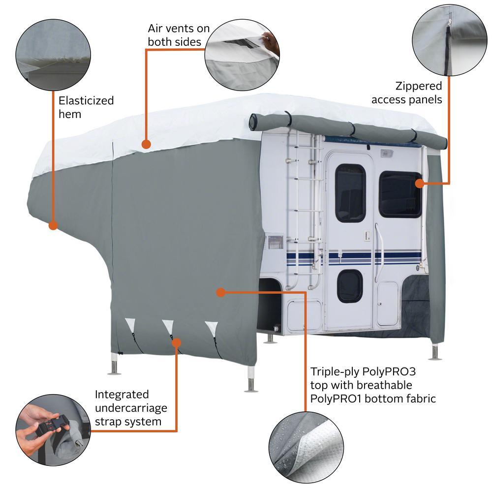 PolyPro3 8 ft. x 10 ft. Deluxe Camper Cover