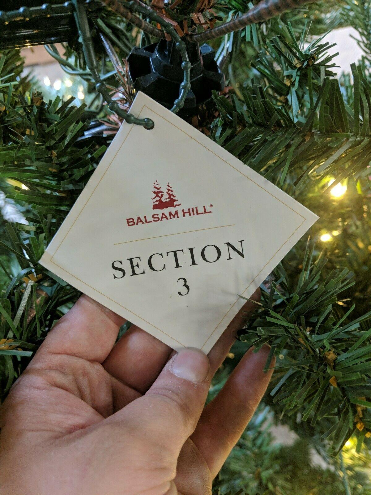 Open Box Defect Lights READ Balsam Hill European Fir 5.5' Tree w Candlelight LED