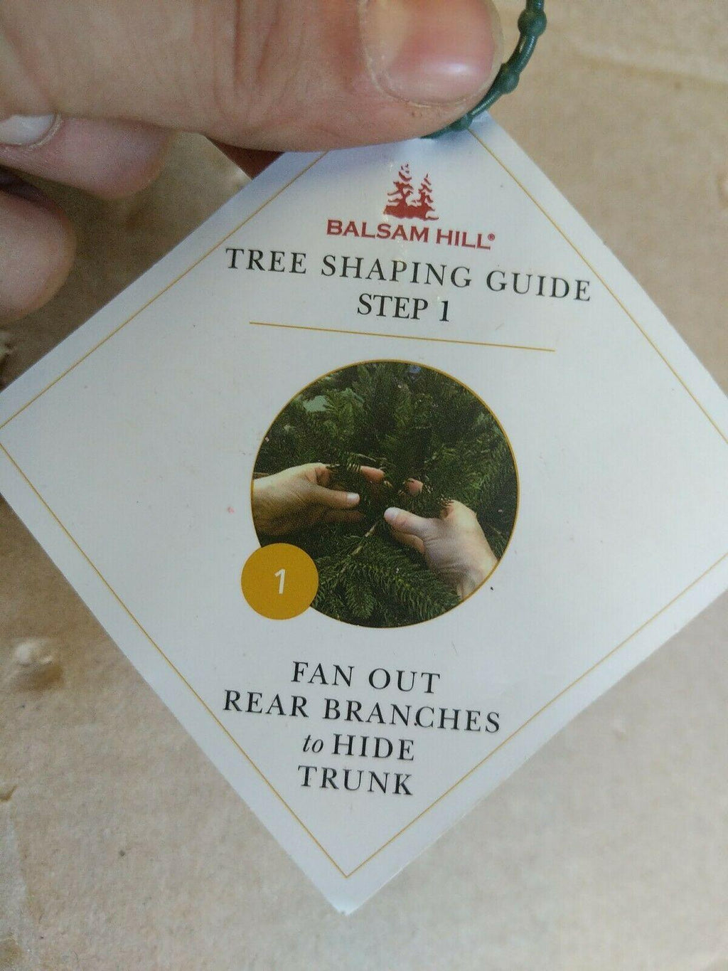 Open Box Defect Lights READ Balsam Hill European Fir 5.5' Tree w Candlelight LED