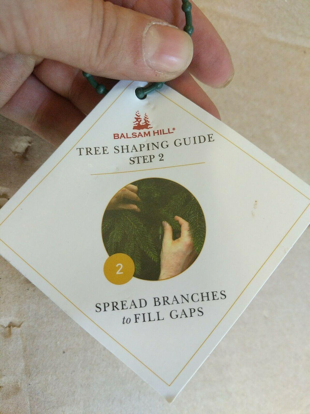 Open Box Defect Lights READ Balsam Hill European Fir 5.5' Tree w Candlelight LED