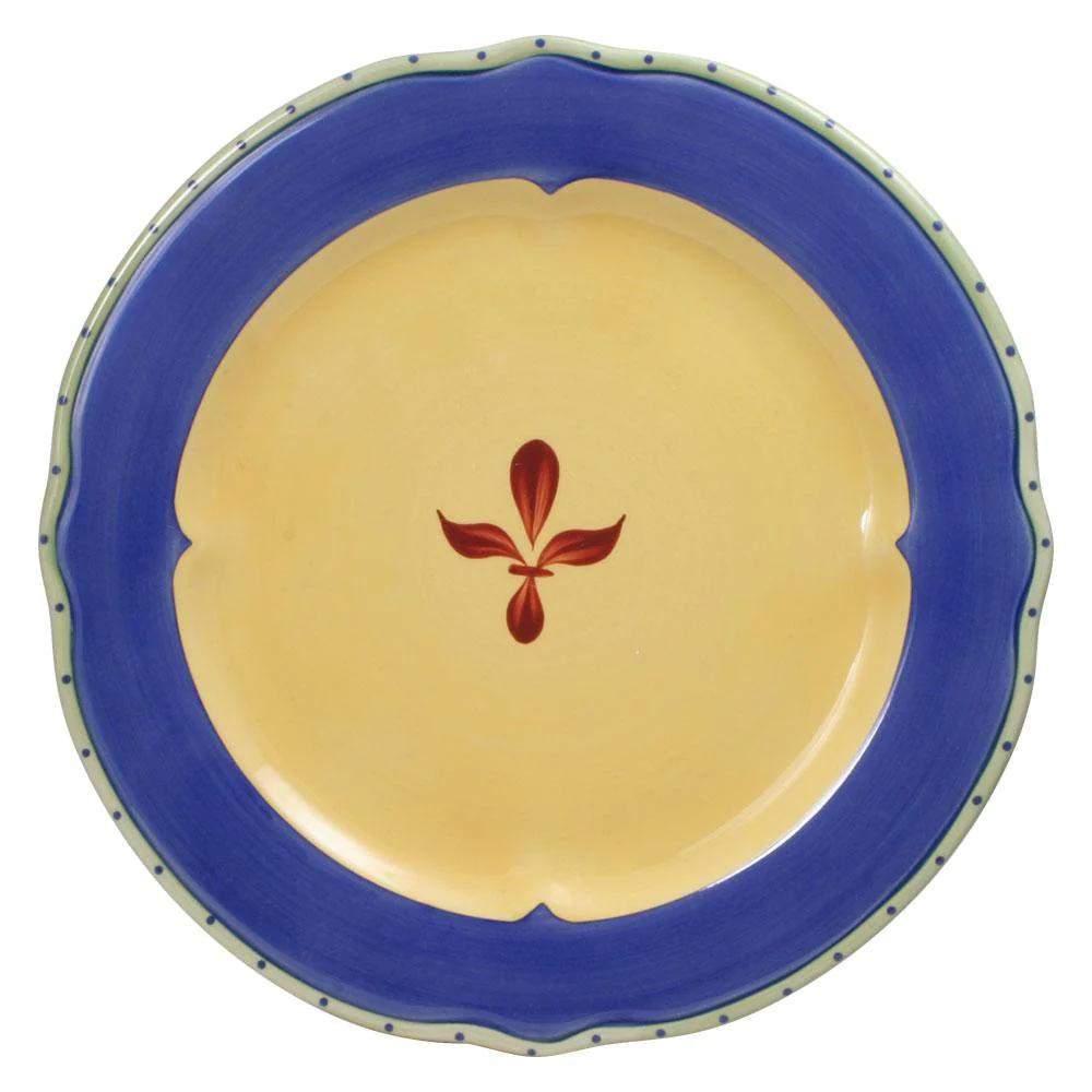 PistouletDinner Plate with Blue Band
