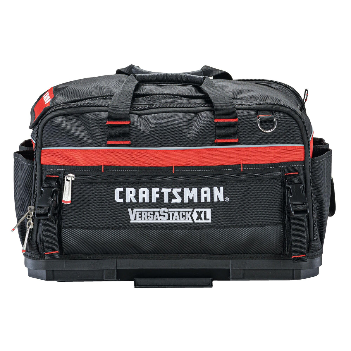 VERSASTACK XL Tool Bag, 22.5”, Durable Polyester, Black and Red (CMST21450)