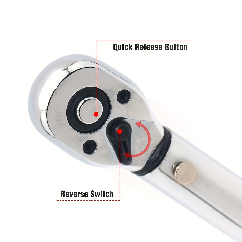 Torque Wrench 3/8'' 1/4''Square Drive Head Adjustable Torque Spanner 5-25N.m Hand Tools For Car Repair And Bike Repairing Square Drive Torque Key